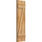 Ekena Millwork Joined Board-n-Batten Shutters w/Z-Bar, Rough Sawn Western Red Cedar, 10 3/4W x 37H, PR RBJ06Z11X037RWR - alternate 2